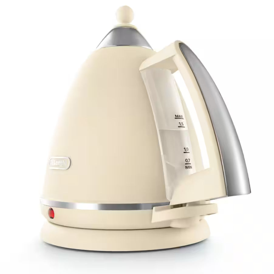 Delonghi 1.7L Argento Electric Kettle - Beige
