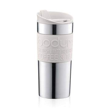 Bodum Travel Mug, 0.35 l, 12 oz - Off White