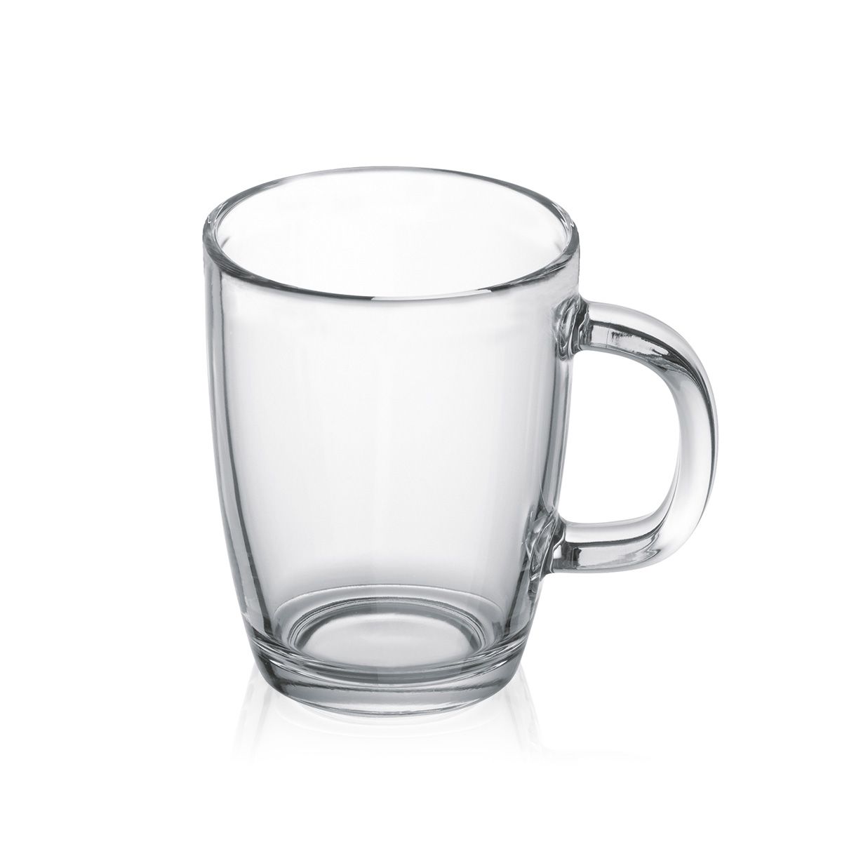 Bodum BISTRO Glass Coffee Mugs, 0.35 l, 12 oz, Set of 6