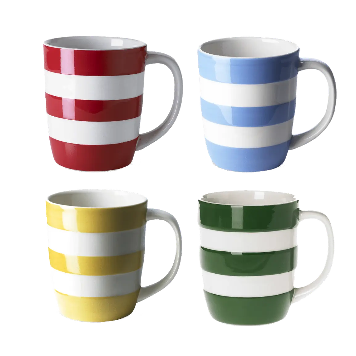 Cornishware Cornish Mug 12oz 4 Pack Set