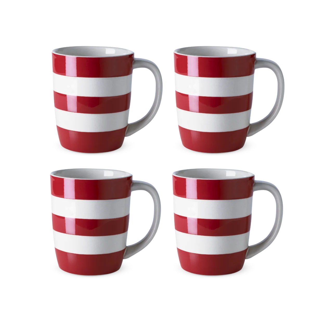 Cornishware Mug Set Red