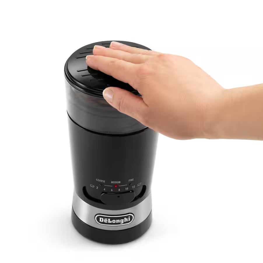 Delonghi 90g KG210 Mill Coffee Grinder - Black