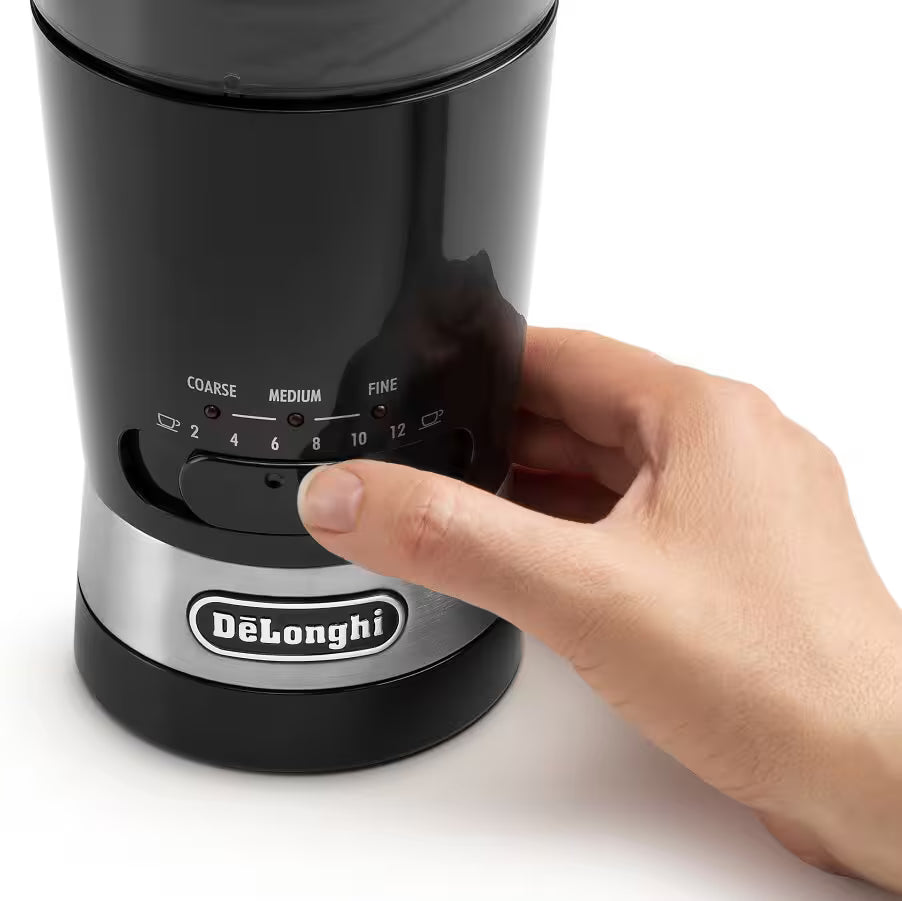 Delonghi 90g KG210 Mill Coffee Grinder - Black