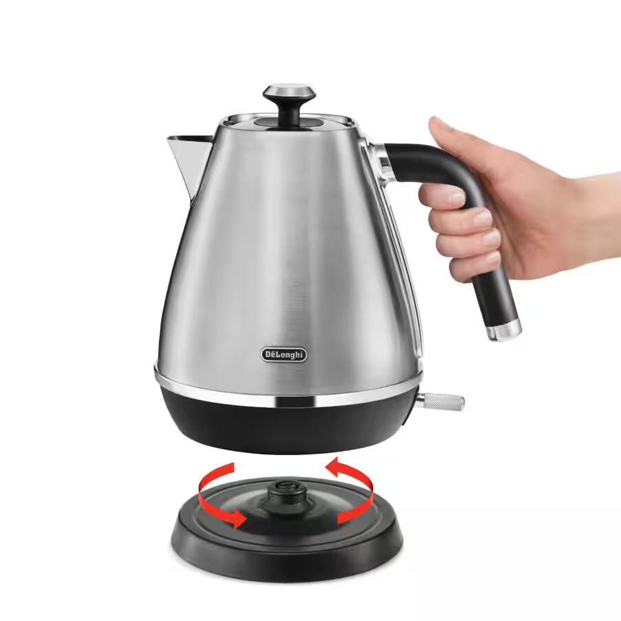 Delonghi Distinta X Stainless Steel Electric Kettle - Silver