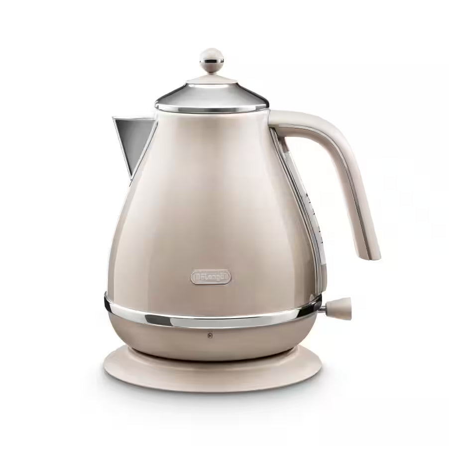 Delonghi Icona Metallics Electric Kettle - Beige Gold