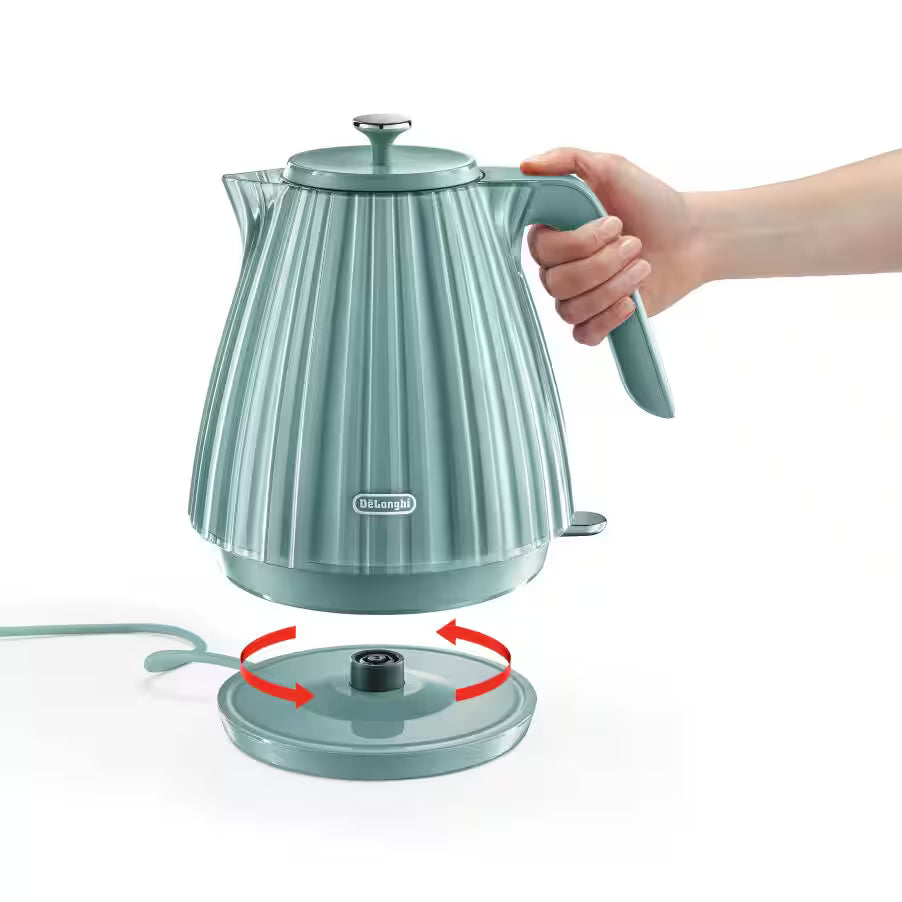 Delonghi Ballerina Electric Kettle - Laguna Green