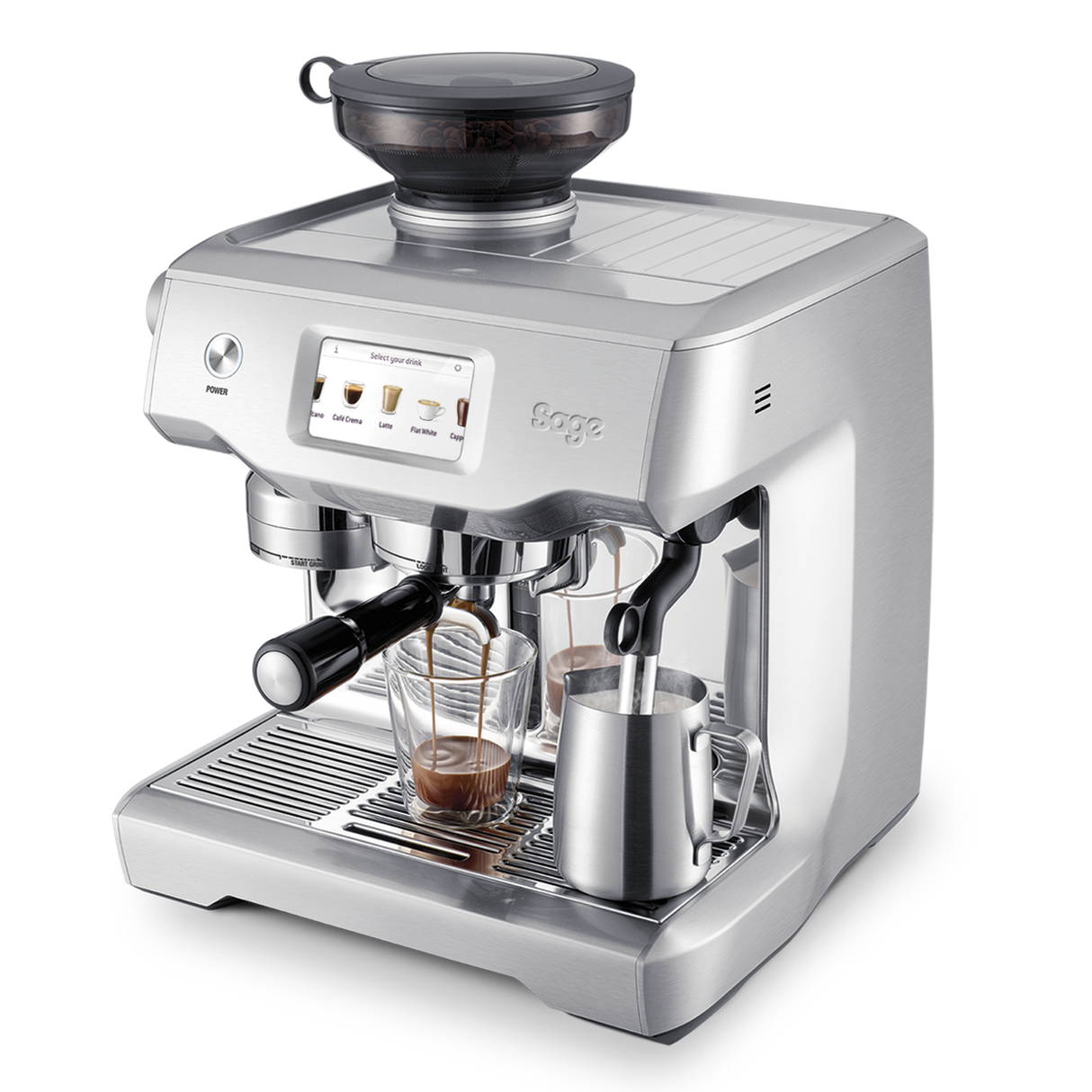 Sage The Oracle™ Touch Bean to Cup Coffee Machine - Stainless Steel