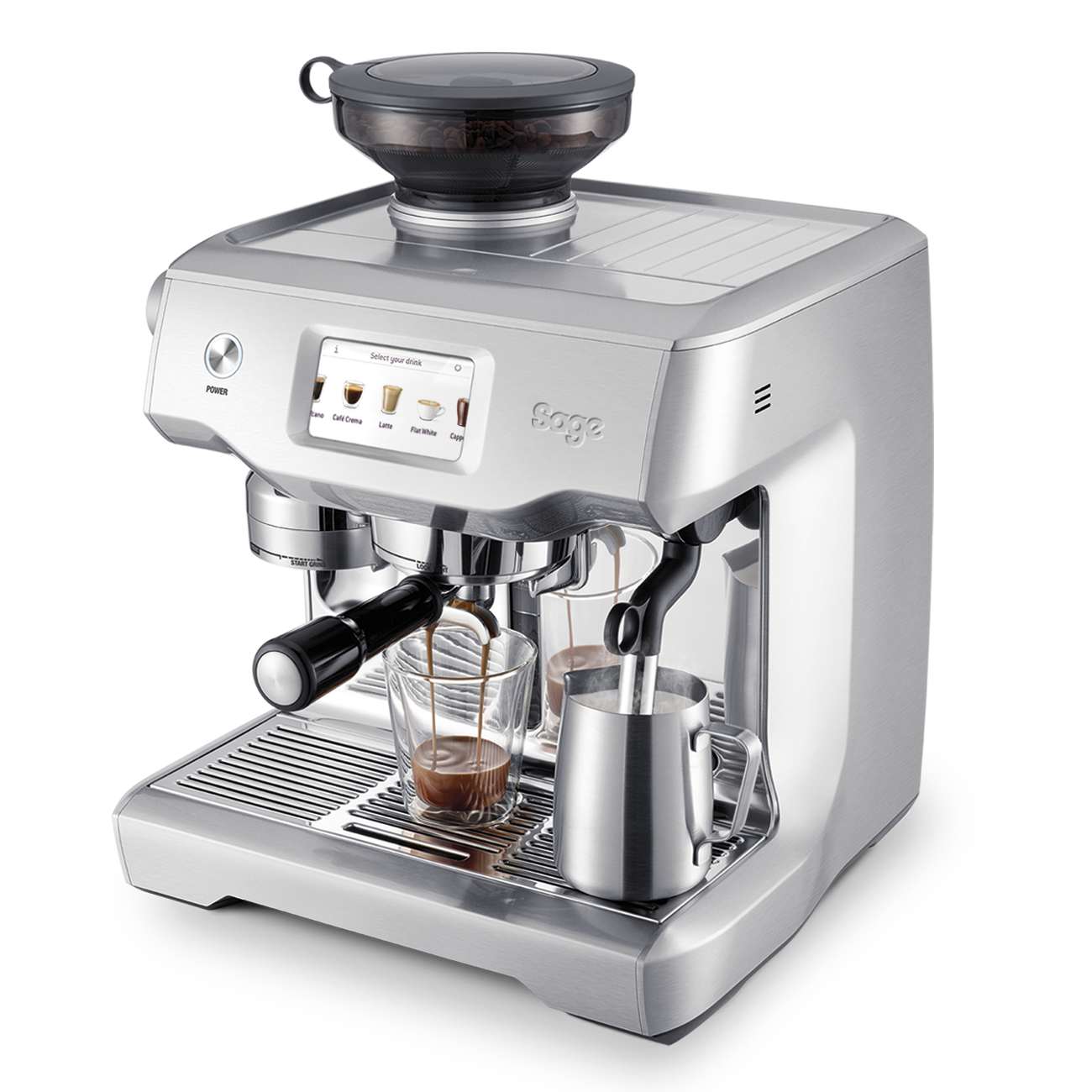 Sage The Oracle™ Touch Bean to Cup Coffee Machine - Stainless Steel