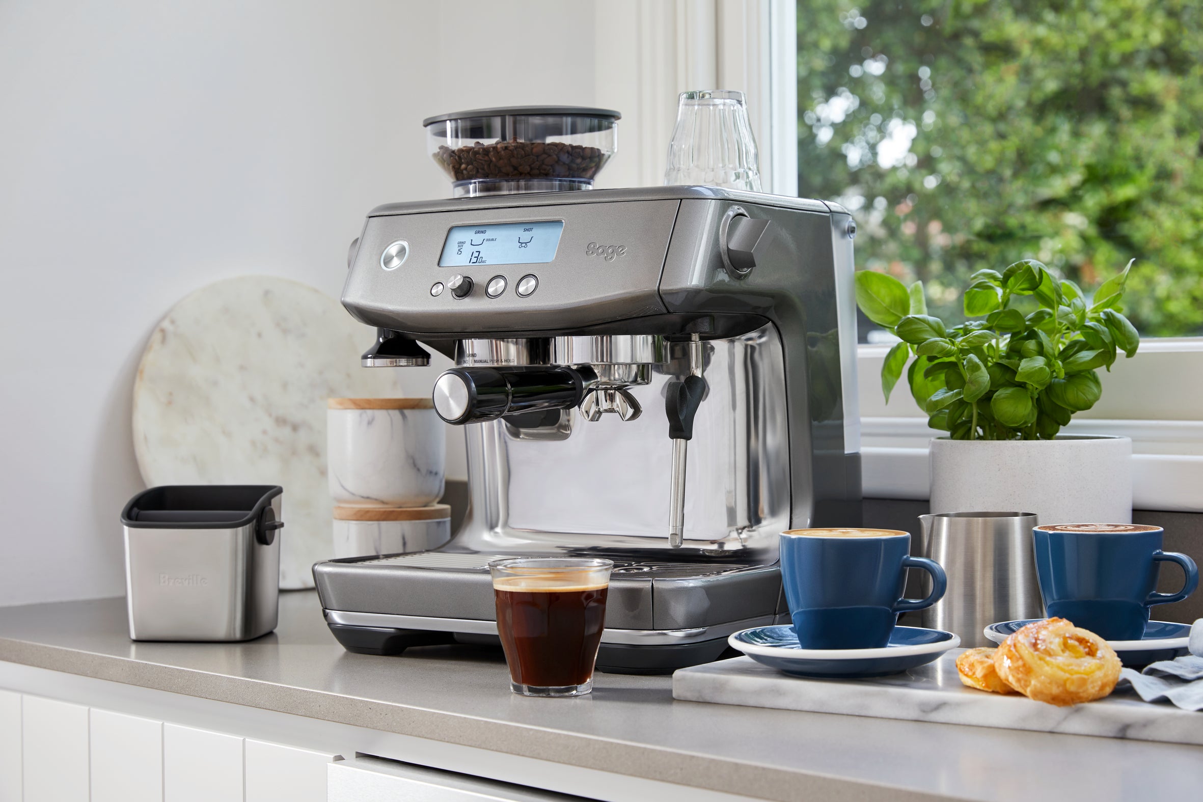 Sage Barista Pro™ Bean to Cup Coffee Machine - Stainless Steel