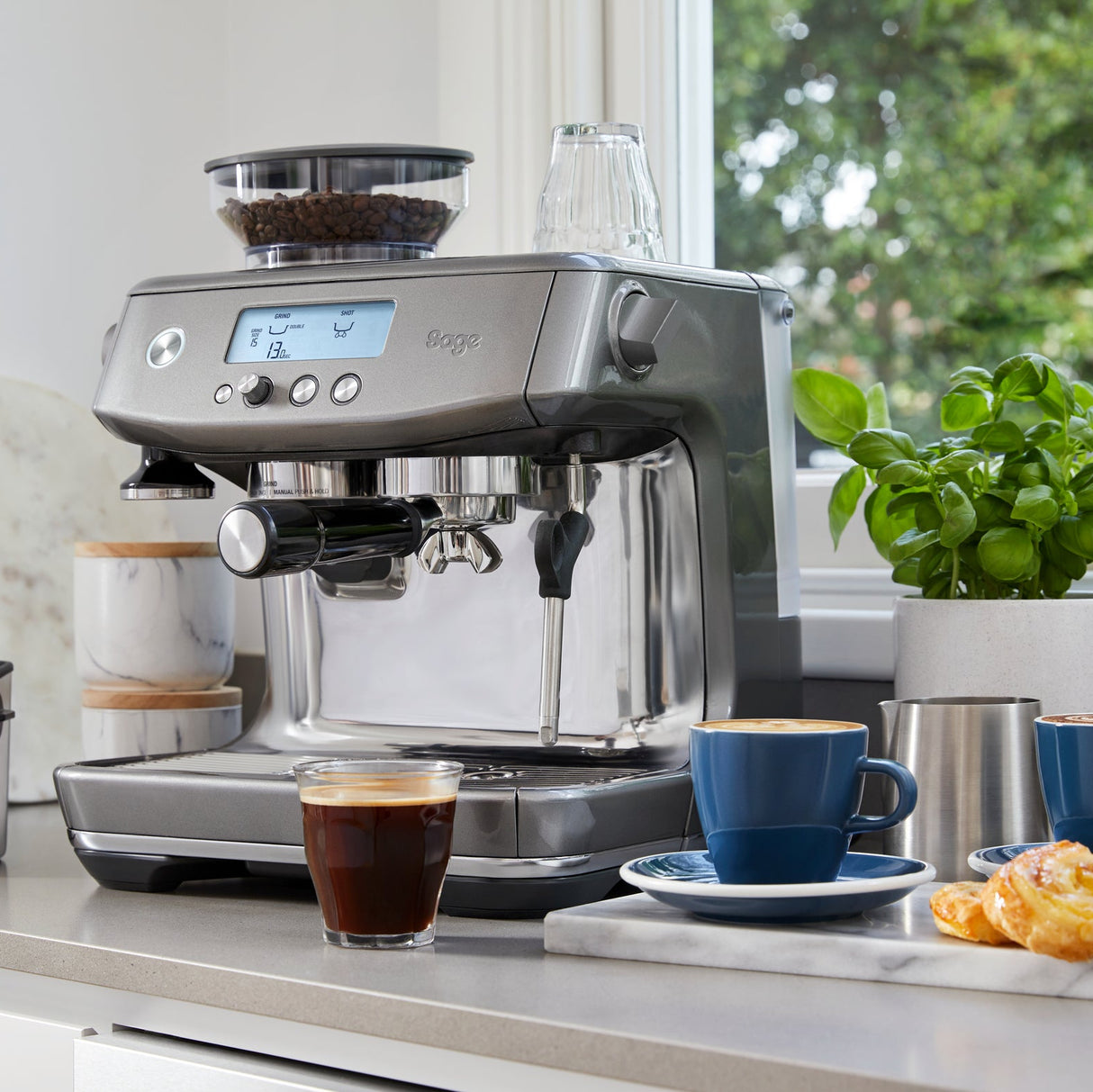 Sage Barista Pro™ Bean to Cup Coffee Machine - Stainless Steel