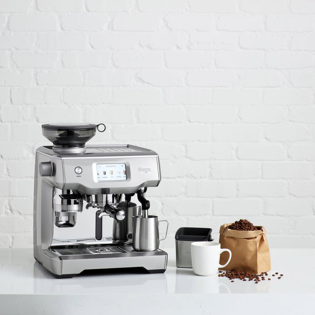 Sage The Oracle™ Touch Bean to Cup Coffee Machine - Stainless Steel