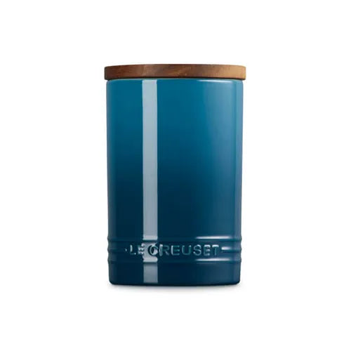 Le Creuset Stoneware Signature Storage Jar 770ml - Deep Teal