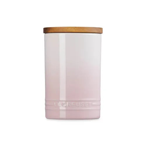 Le Creuset Stoneware Signature Storage Jar 770ml - Shell Pink