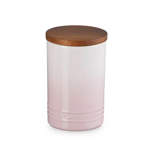 Le Creuset Stoneware Signature Storage Jar 770ml - Shell Pink