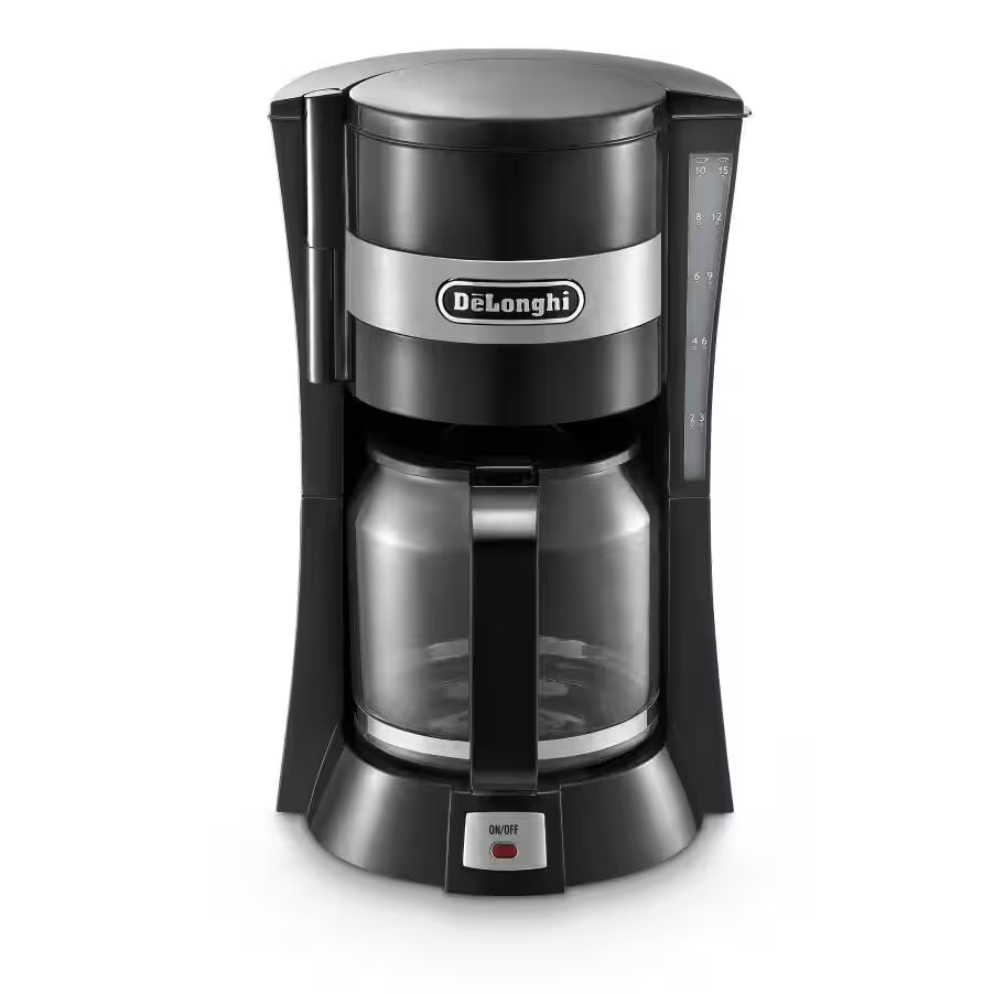 Delonghi 1.25L Series Filter Coffee Machine - Black