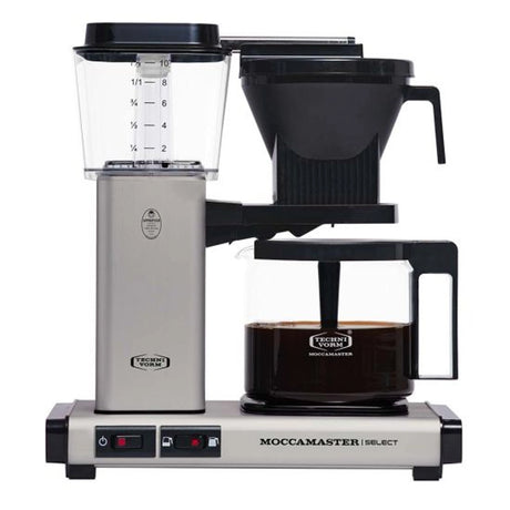 Moccamaster KBG Select Filter Coffee Machine - Matt Silver