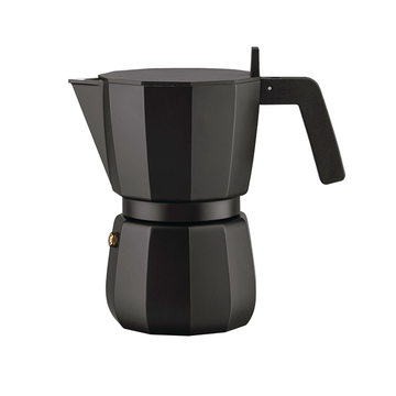 Alessi Espresso 6 Cup Moka Coffee Maker - Black