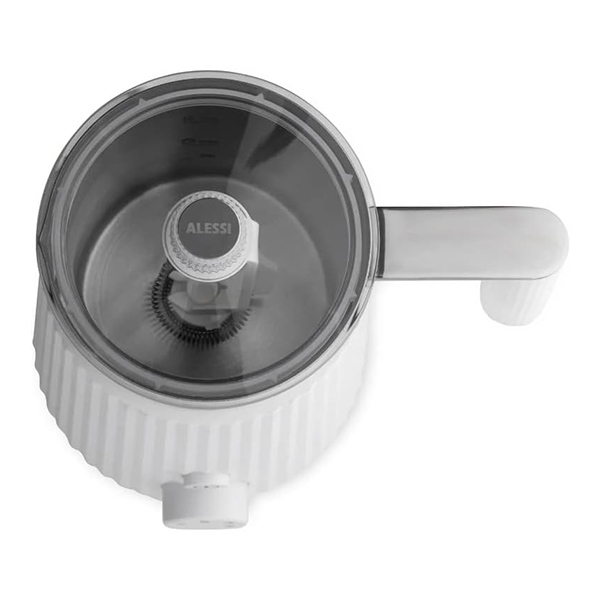 Alessi Plisse Multi-Function Milk Frother - White