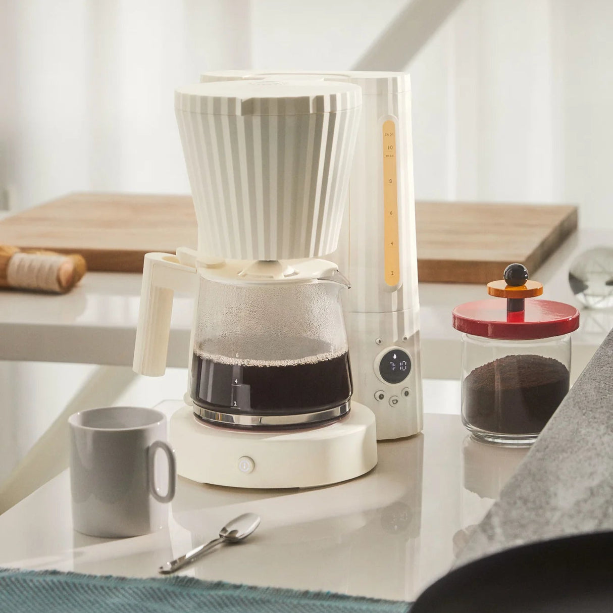 Alessi Plisse Drip Coffee Maker, British Plug