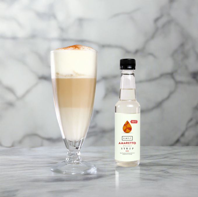 IBC, Simply Coffee Syrup 250ml, Sugar Free - Amaretto, Redber Coffee