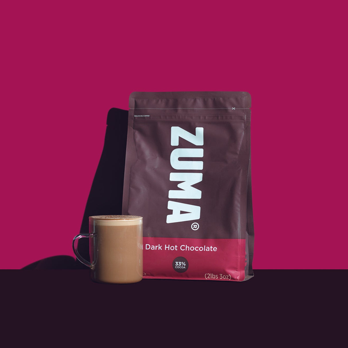 Zuma Dark Hot Chocolate (33% Cocoa) Bag 1kg I Redber Coffee