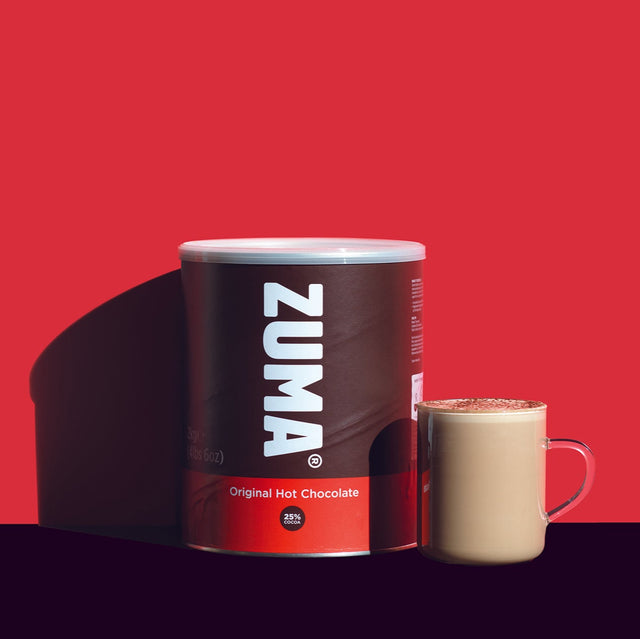 Zuma Original Hot Chocolate (25% Cocoa) 2kg Tin I Redber Coffee