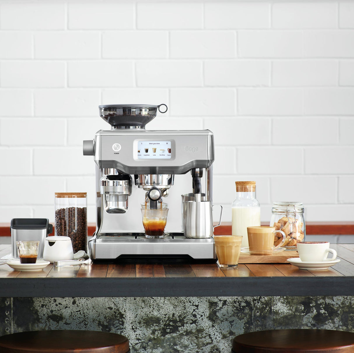 Sage The Oracle™ Touch Bean to Cup Coffee Machine - Stainless Steel