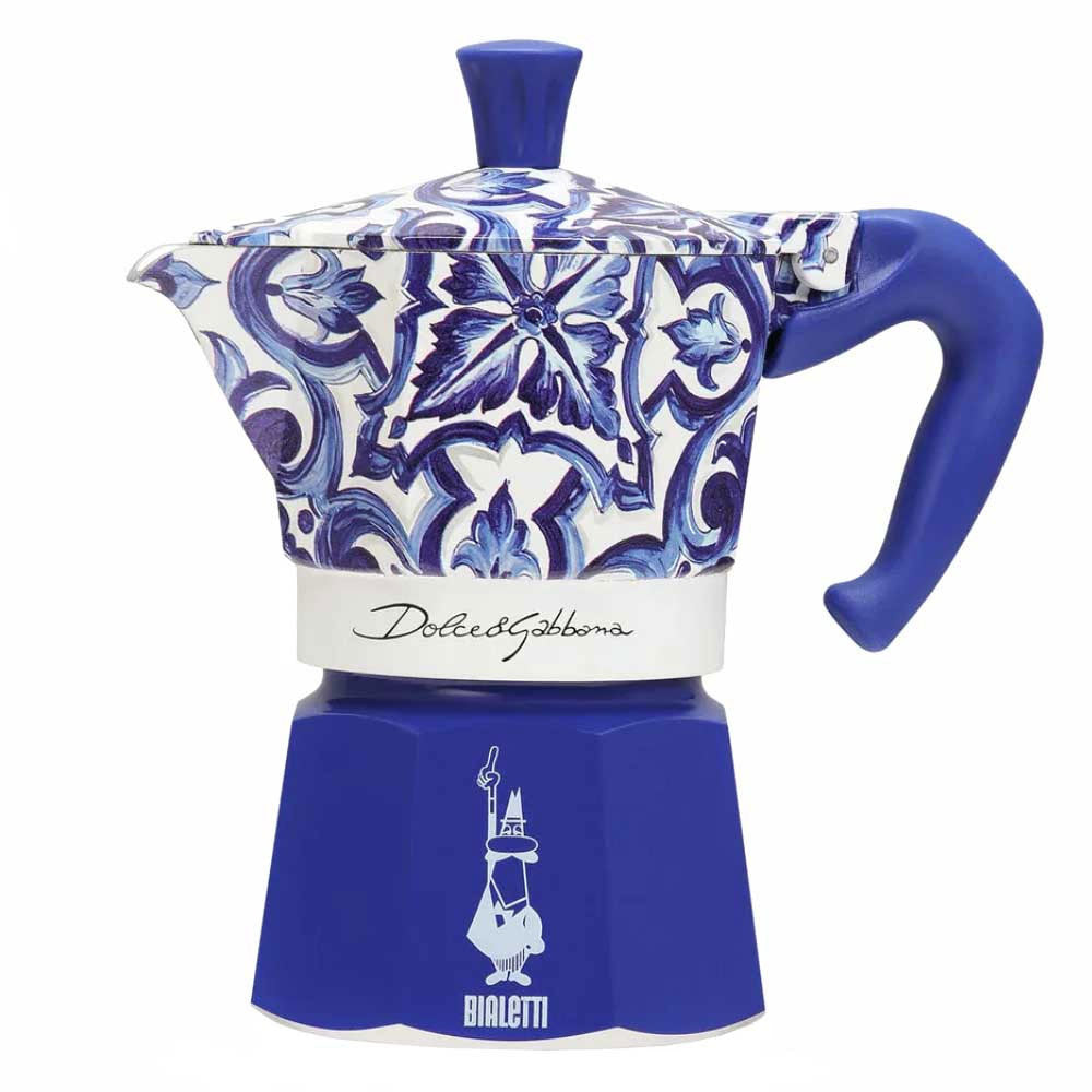 Bialetti X Dolce&Gabbana Blue Mediterranean Moka Express 3 Cup