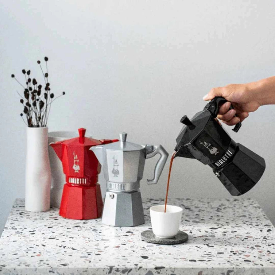 Bialetti Moka Express Exclusive 3 Cup - Black