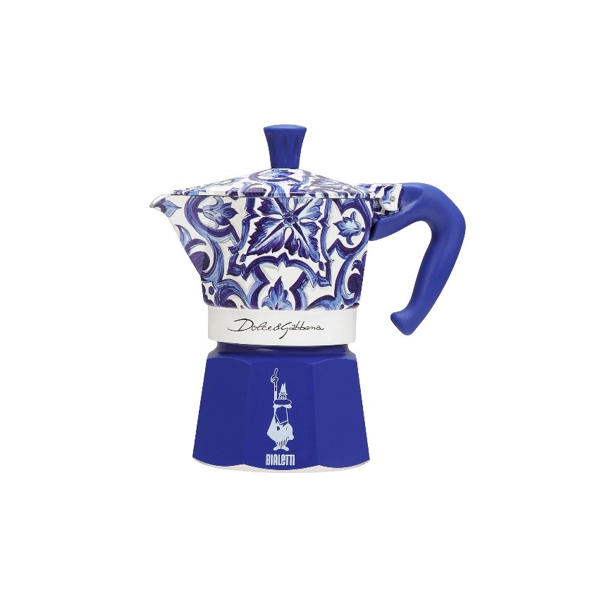 Bialetti X Dolce&Gabbana Blue Mediterranean Moka Express 3 Cup