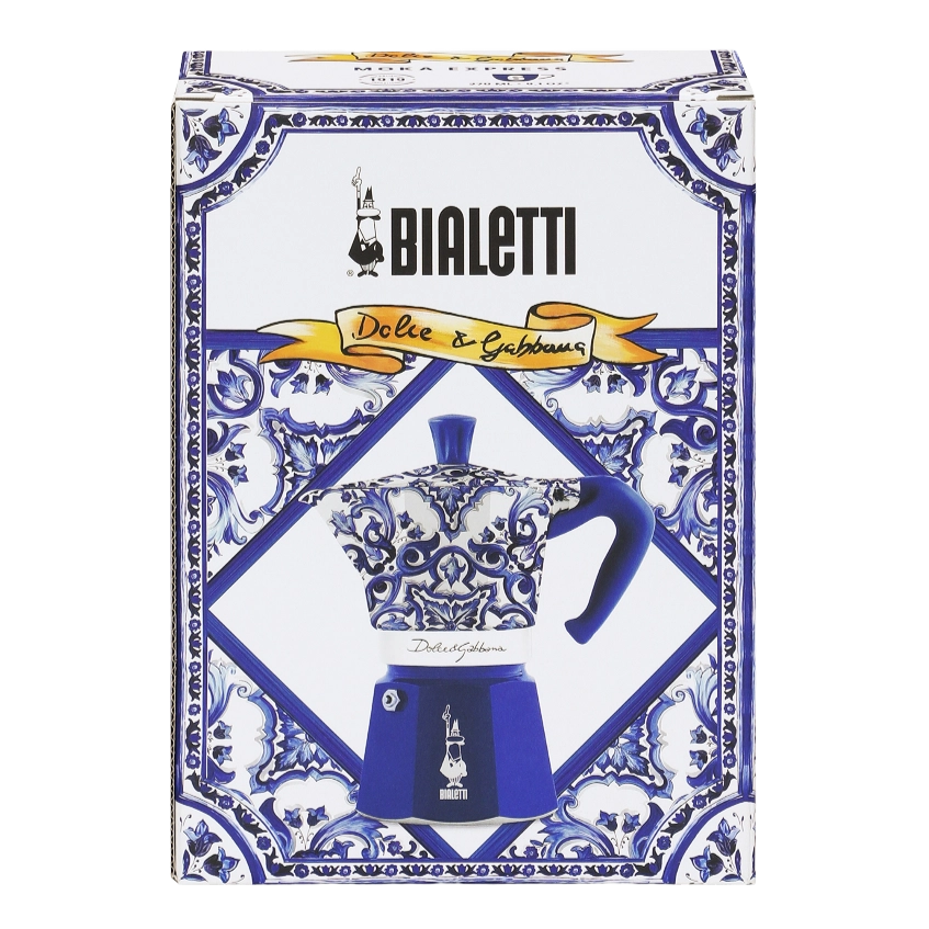 Bialetti X Dolce&Gabbana Blue Mediterranean Moka Express 3 Cup
