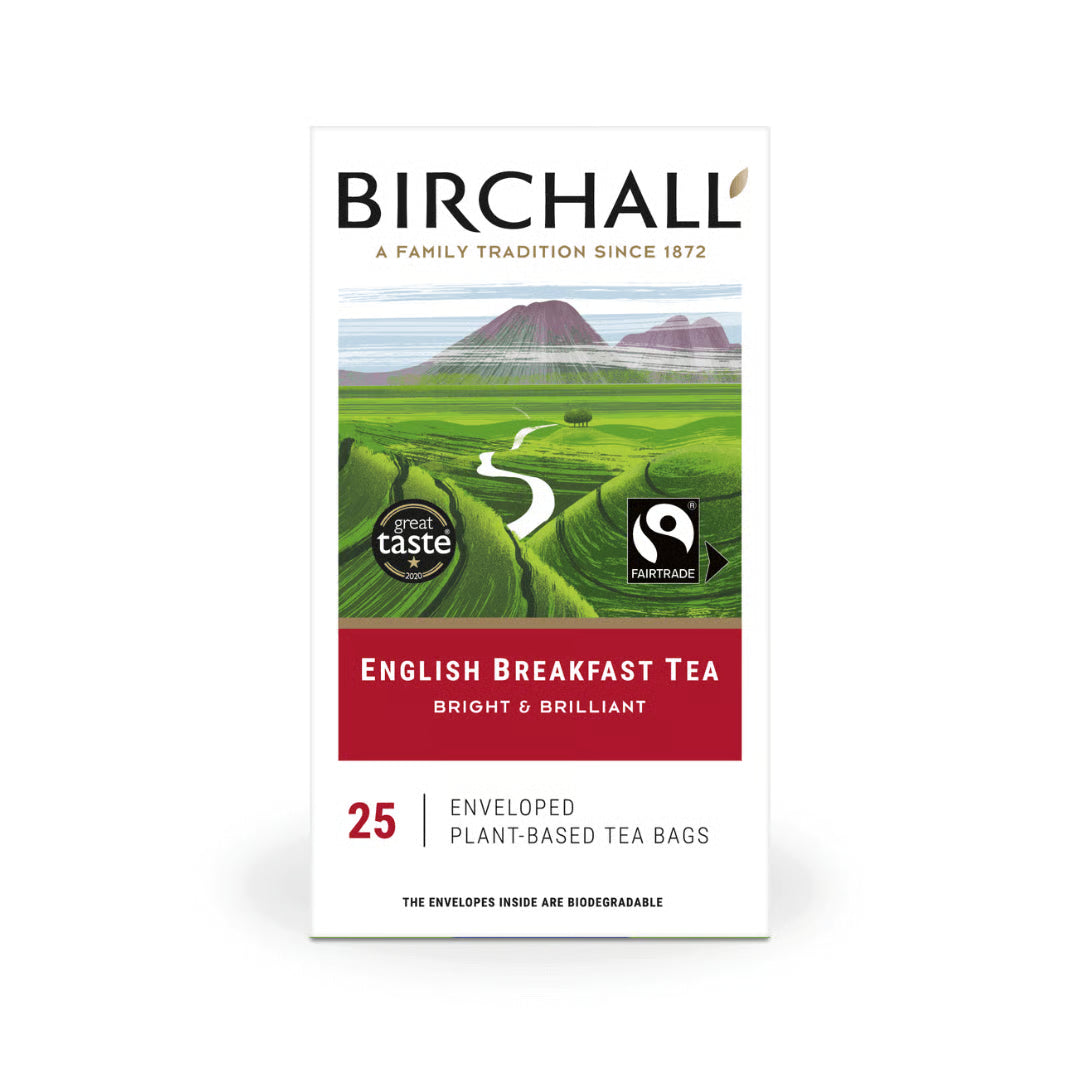 Birchall Enveloped Tea Bags 25pcs - English Breakfast