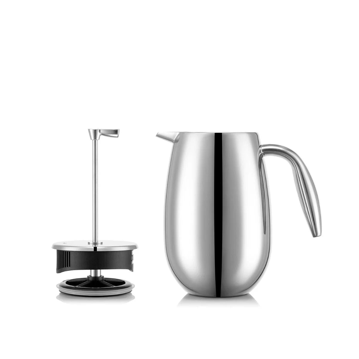 Bodum COLUMBIA 3 Cup Cafetiere, Stainless Steel, 0.35 l - Chrome