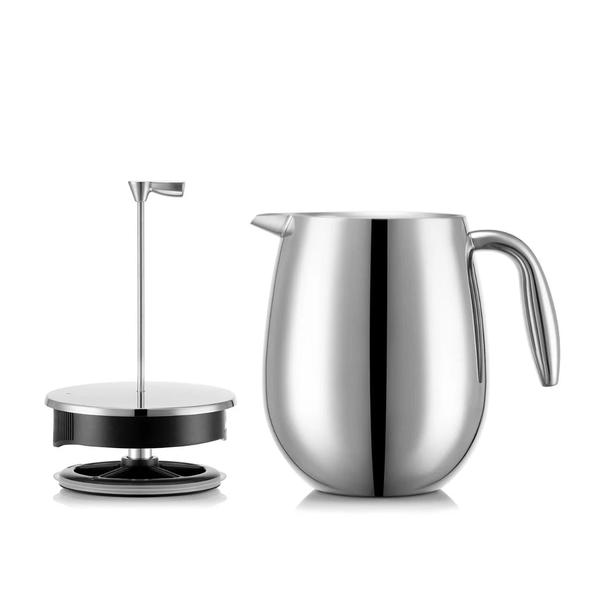 Bodum COLUMBIA 12 Cup Cafetiere, Stainless Steel, 1.5 l - Chrome