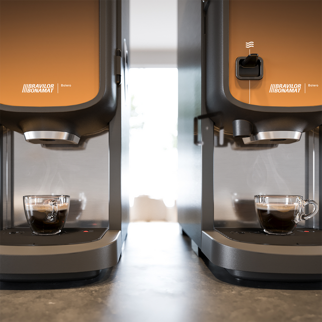 Bravilor Bonamat BOLERO 21 Instant / Hot Chocolate Commercial Coffee Machine, redber coffee