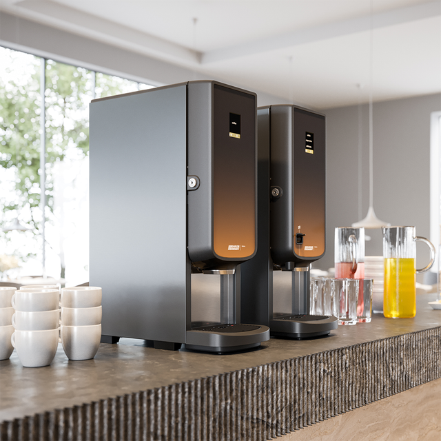 Bravilor Bonamat BOLERO 21 Instant / Hot Chocolate Commercial Coffee Machine, redber coffee