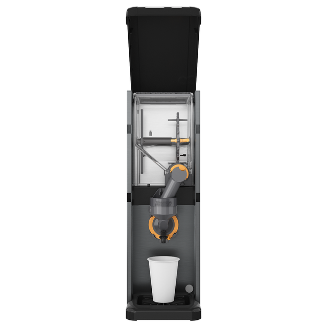Bravilor SOLO Hot Chocolate Commercial Machine with a compact design, advanced mixing technology, and high-capacity canister for creamy hot chocolate.