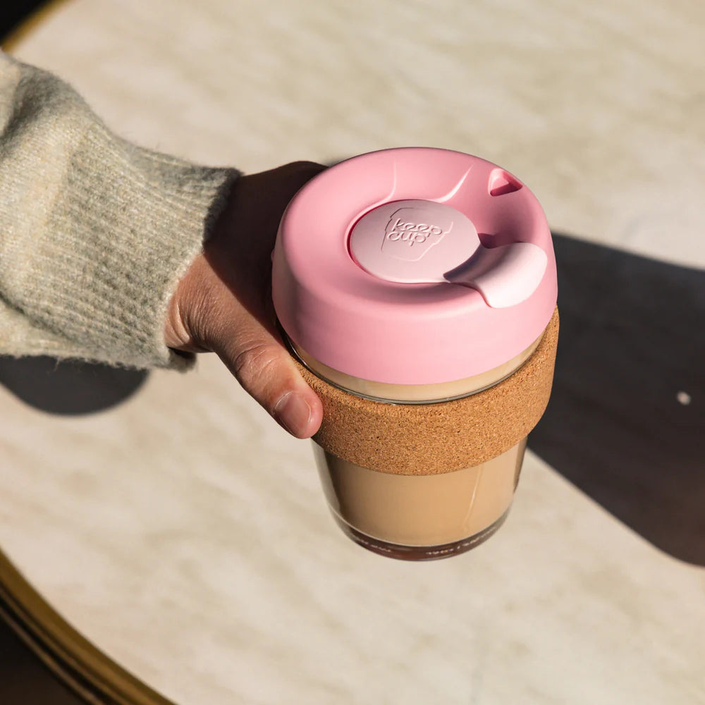 KeepCup Brew Cork Glass Coffee Cup 12oz - Saskatoon