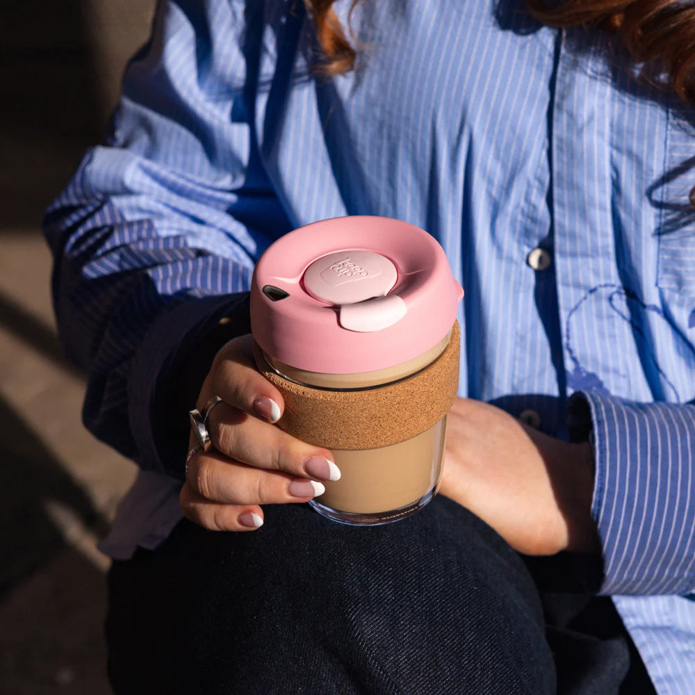 KeepCup Brew Cork Glass Coffee Cup 12oz - Saskatoon