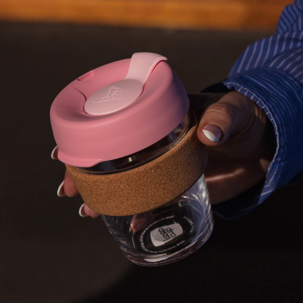 KeepCup Brew Cork Glass Coffee Cup 12oz - Saskatoon