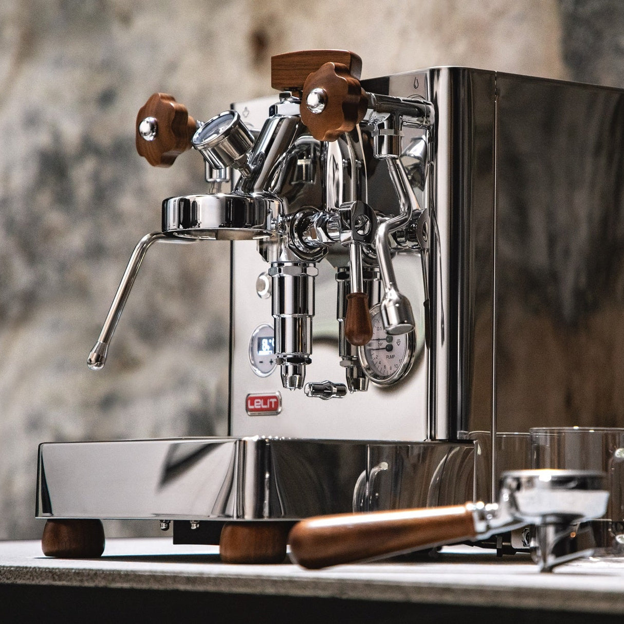 Lelit Bianca Dual Boiler Espresso Coffee Machine - Stainless Steel