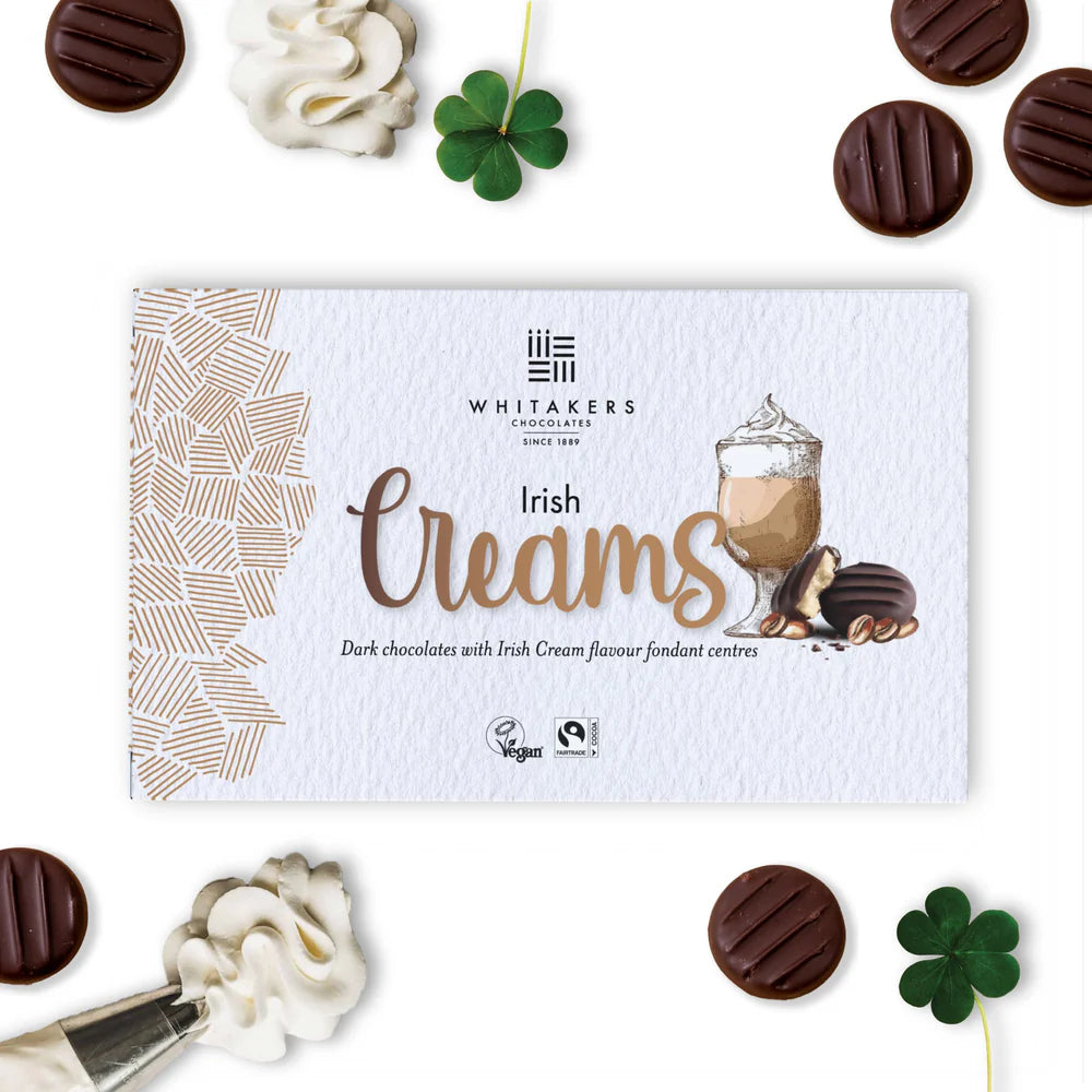Whitakers Dark Chocolate Irish Cream Fondant Creams 150g | Redber Coffee