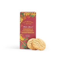 Cartwright & Butler Winter Wonderland Spiced Orange & Cranberry Shortbread