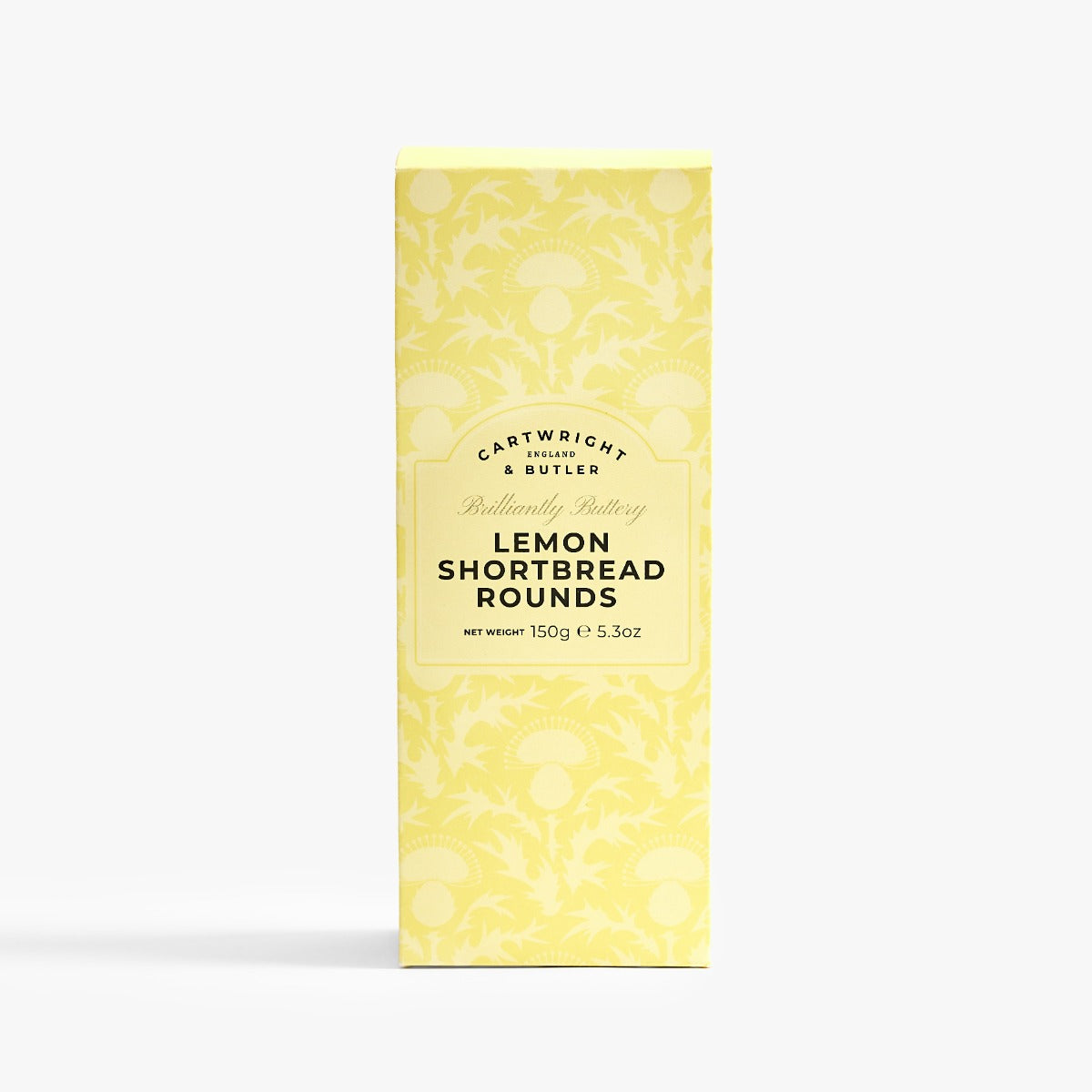 Cartwright & Butler Lemon Zest Shortbread Rounds in Carton