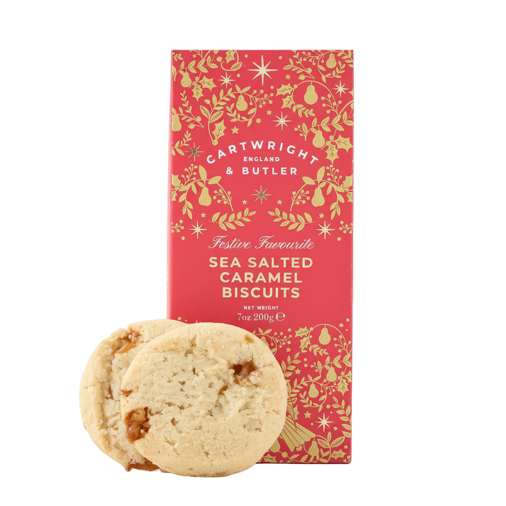 Cartwright & Butler 12 Days of Christmas - Salted Caramel Biscuits in Carton