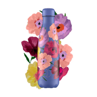 Chilly's Reusable Water Bottle 500ml - Floral Maxi Poppy