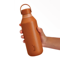 Chilly's Vacuum Insulated Stainless Steel 500ml Drinking Bottle Series 2 - Elements - Fire Orange