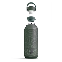 Chilly's Vacuum Insulated Stainless Steel 500ml Drinking Bottle Series 2 - Elements - Wind Grey