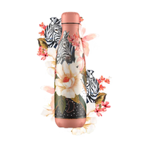Chilly's Reusable Water Bottle 500ml - Tropical Polka Zebra