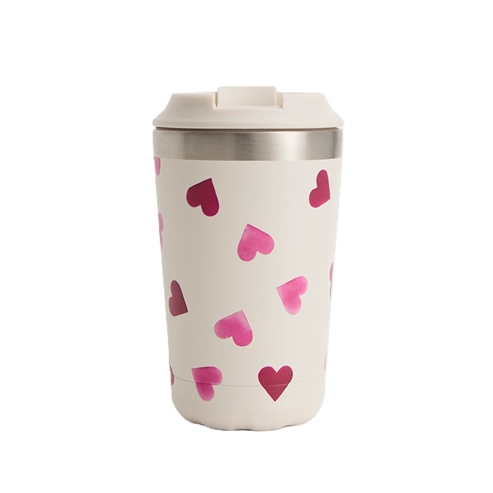 Chilly's Insulated 340ml Coffee Cup - Emma Bridgewater Hearts